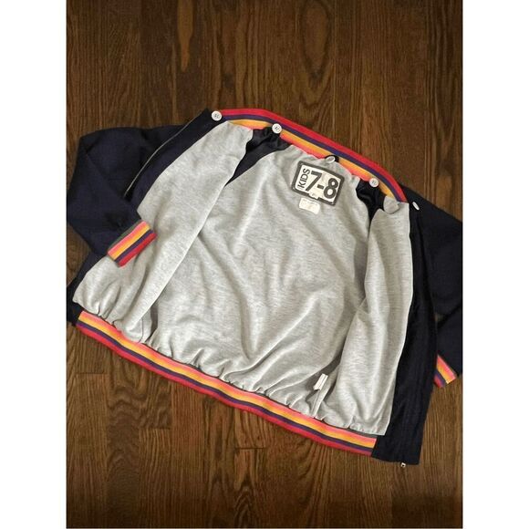 COTTON ON KIDS Girls 7/8 Removable Hooded Bomber Jacket Coat - Picture 10 of 11